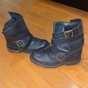 Jeffrey Campbell Moto Boots